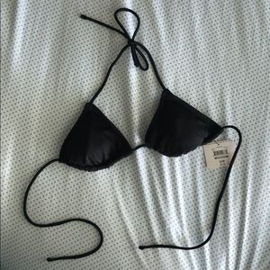 black bikini top